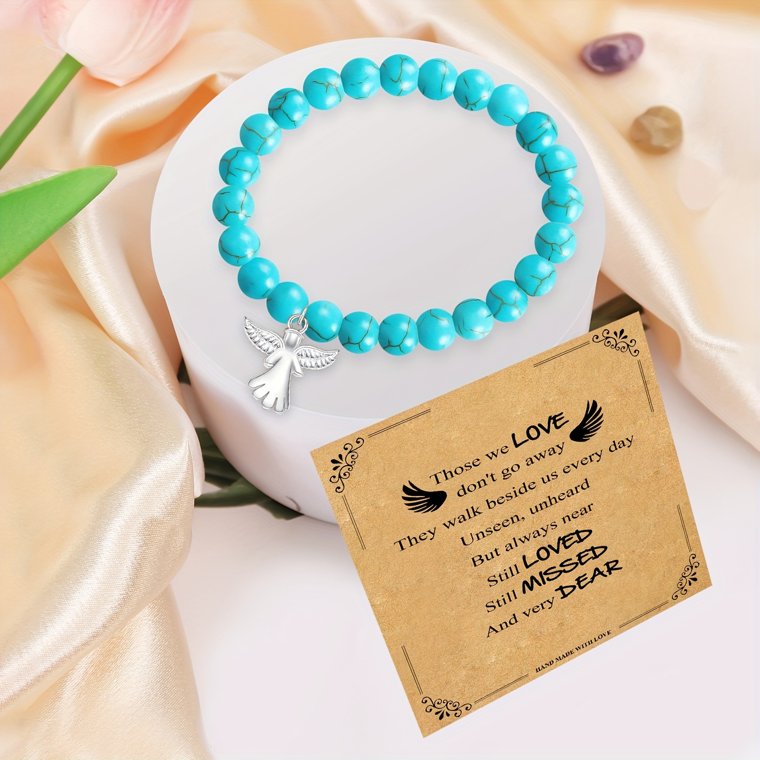 Stylish Bracelet with Blessing Card, Easter Gift